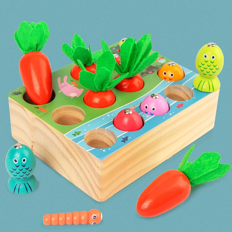 Игрушка детская деревянная, магнитные игры, рыболовная игрушка, поймай червячка, потягивающая морковка, Интерактивная развивающая игрушка ...
Игрушка детская деревянная, магнитные игры, рыболовная игрушка, поймай червячка, потягивающая морковка, Интерактивная развивающая игрушка ...