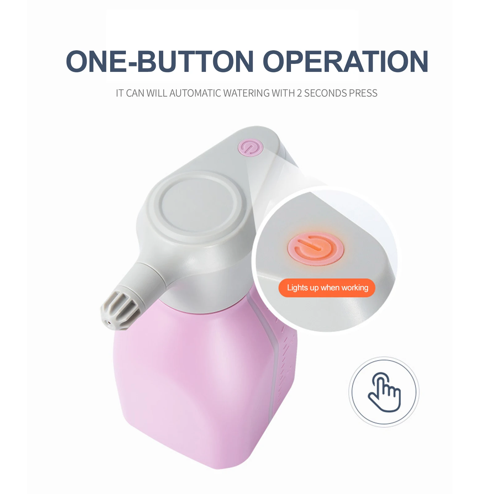 1.5L Electric Garden Sprayer Automatic Plant Mister Spray Bottle for House Flower Indoor Handheld Watering Can Spritzer Tool 
1.5L Electric Garden Sprayer Automatic Plant Mister Spray Bottle for House Flower Indoor Handheld Watering Can Spritzer Tool