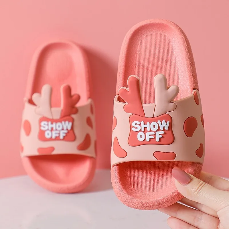 Children beach Shoes kids sandals Boys Girls Non-slip slippers Antler shape indoor slippers апоки
Children beach Shoes kids sandals Boys Girls Non-slip slippers Antler shape indoor slippers апоки