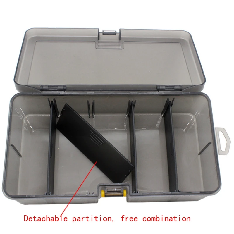 Двухслойная коробка для рыболовных снастей чехол хранения приманки органайзер