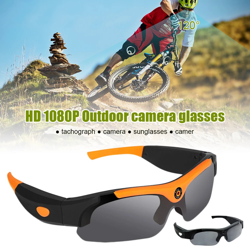 Sports Sunglasses Video Recorder 1080P HD Camera Glasses DVR Eyewear USB Rechargeable Eye Protection Glasses for Outdoor Sports
Sports Sunglasses Video Recorder 1080P HD Camera Glasses DVR Eyewear USB Rechargeable Eye Protection Glasses for Outdoor Sports
