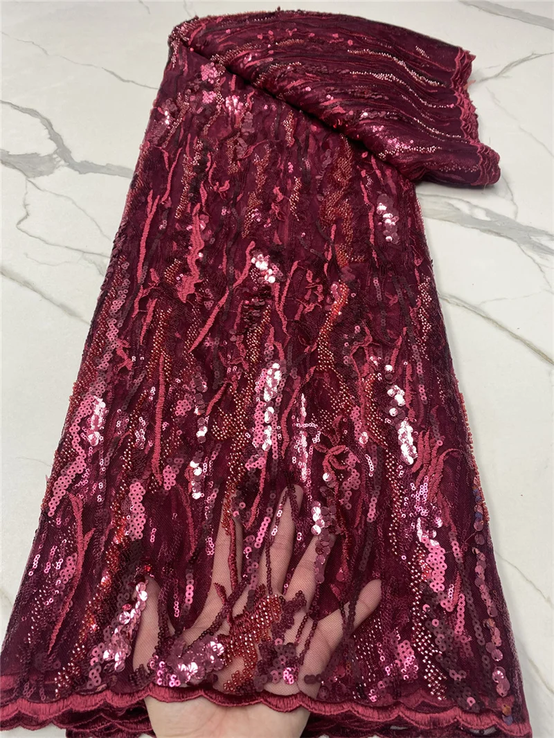 PGC French Beaded Lace Fabric Soft Bridal Materials Nigerian African Mesh Lace Fabric Sewing Sequins For Wedding Party YA4757B-1
PGC French Beaded Lace Fabric Soft Bridal Materials Nigerian African Mesh Lace Fabric Sewing Sequins For Wedding Party YA4757B-1
