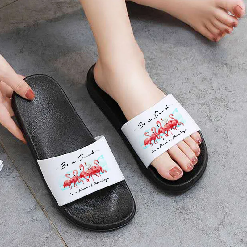 Flamingo Slippers Cartoon Floor Family Shoes Bathroom Sandals Women summer slippers Home Indoors Slippers animal slippers
Flamingo Slippers Cartoon Floor Family Shoes Bathroom Sandals Women summer slippers Home Indoors Slippers animal slippers