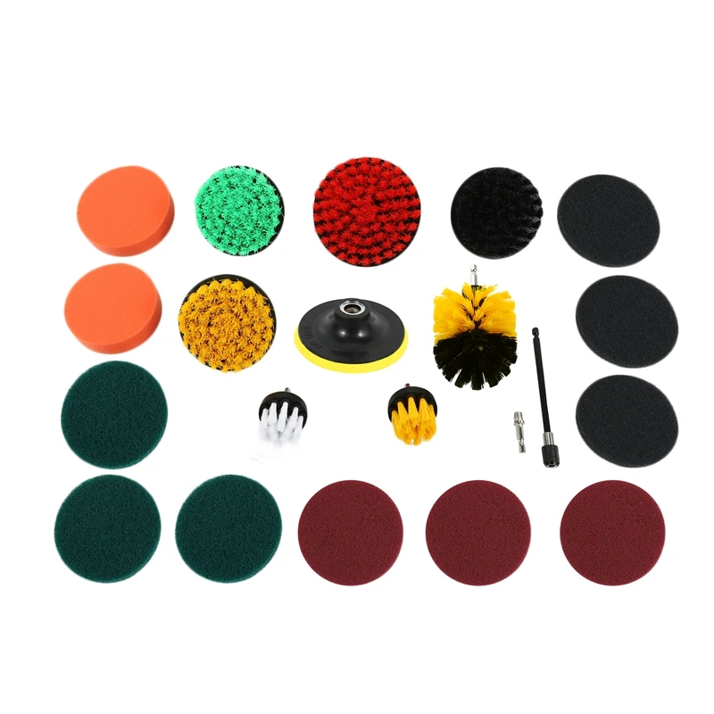 20Pcs Drill Brush Power Scrubber Brush Cleaning Kit for Bathroom Surfaces Tub, Tile and Grout , Drill Attachment Kit
20Pcs Drill Brush Power Scrubber Brush Cleaning Kit for Bathroom Surfaces Tub, Tile and Grout , Drill Attachment Kit