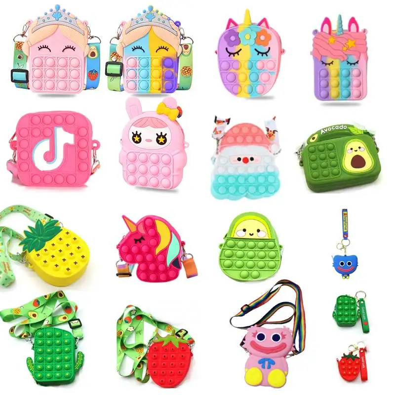 Fidget Toys Push Bubbles Toy Rainbow Unicorn Poppy Playtime Coin Purse Wallet Ladies Bag Silica Simple Dimple Crossbody Bag
Fidget Toys Push Bubbles Toy Rainbow Unicorn Poppy Playtime Coin Purse Wallet Ladies Bag Silica Simple Dimple Crossbody Bag
