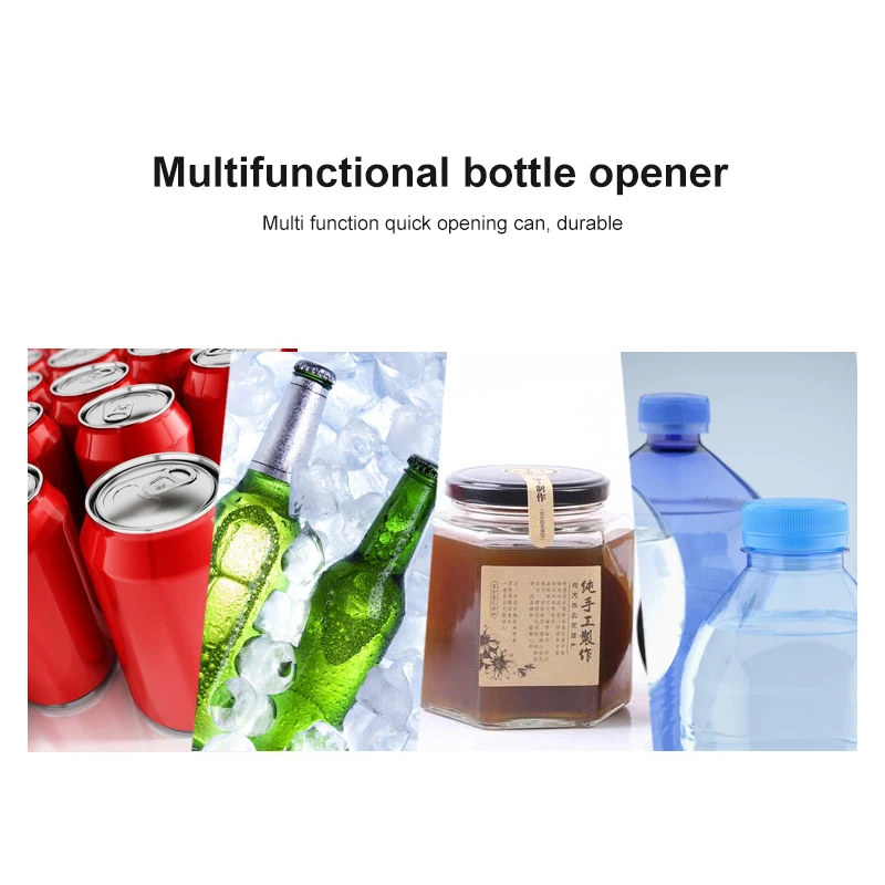 Creative Four-in-one Multi-purpose Bottle Opener Beverage Cans Beer Opener Can Opener For Easy Storage Beer Opener Kitchen Tool
Creative Four-in-one Multi-purpose Bottle Opener Beverage Cans Beer Opener Can Opener For Easy Storage Beer Opener Kitchen Tool
