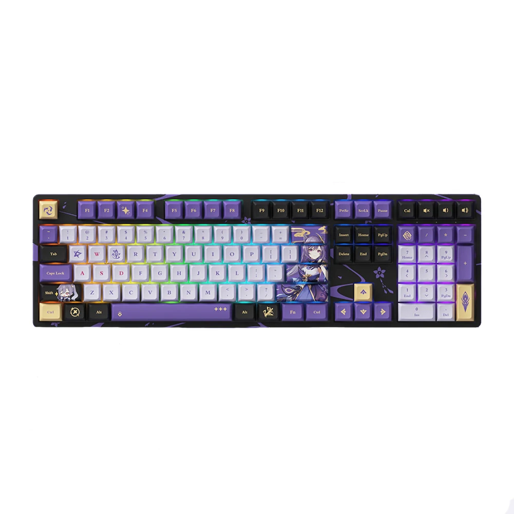 Genshin Impact Official Keqing Driving Thunder Mechanical Keyboard (TTC Quicksilver Switches)
Genshin Impact Official Keqing Driving Thunder Mechanical Keyboard (TTC Quicksilver Switches)