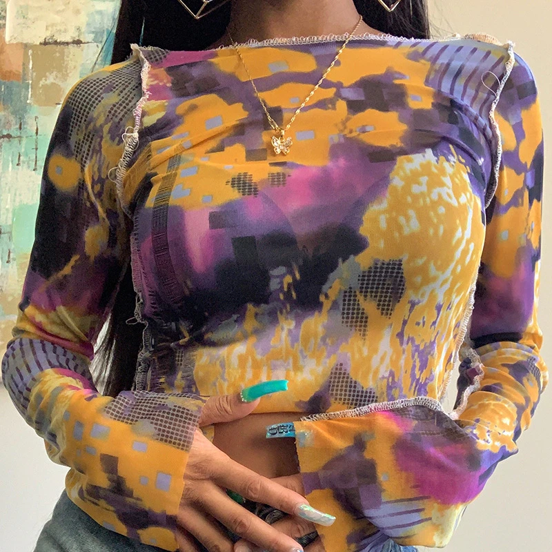 Women Casual Sexy T-Shirt Camouflage Long Sleeve Round Neck Ladies T Shirt Casual Tshirt Streetwear Skinny Crop Top Female
Women Casual Sexy T-Shirt Camouflage Long Sleeve Round Neck Ladies T Shirt Casual Tshirt Streetwear Skinny Crop Top Female
