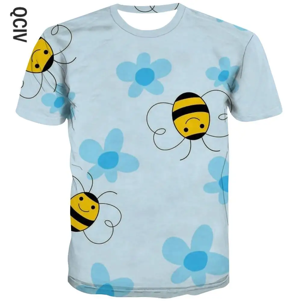 QCIV Bee T-shirt Girl Animal Tshirts Casual Lovely Tshirt Printed Flower T-shirts 3d Short Sleeve Hip hop Fashion Streetwear
QCIV Bee T-shirt Girl Animal Tshirts Casual Lovely Tshirt Printed Flower T-shirts 3d Short Sleeve Hip hop Fashion Streetwear