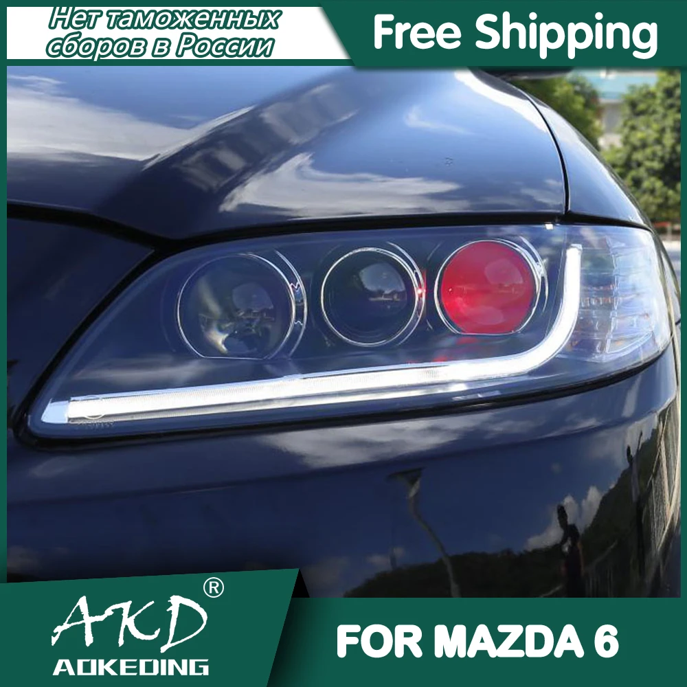 AKD Car Styling for Mazda 6 Headlights 2004-2013 LED Headlight Universal Type DRL Bi Xenon Lens High Low Beam Mazda6 Parking
AKD Car Styling for Mazda 6 Headlights 2004-2013 LED Headlight Universal Type DRL Bi Xenon Lens High Low Beam Mazda6 Parking