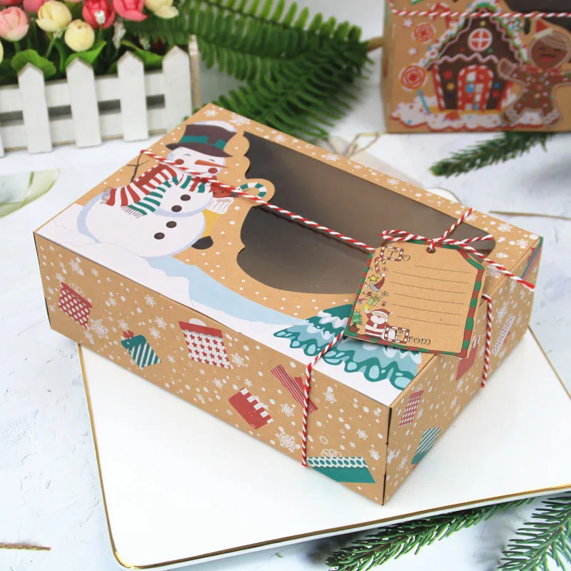 3/12Pc New Year Christmas Decoration for Home Kraft Paper Candy Gift Boxes Bag Food Packaging Cookie Box Christmas Party Navidad
3/12Pc New Year Christmas Decoration for Home Kraft Paper Candy Gift Boxes Bag Food Packaging Cookie Box Christmas Party Navidad