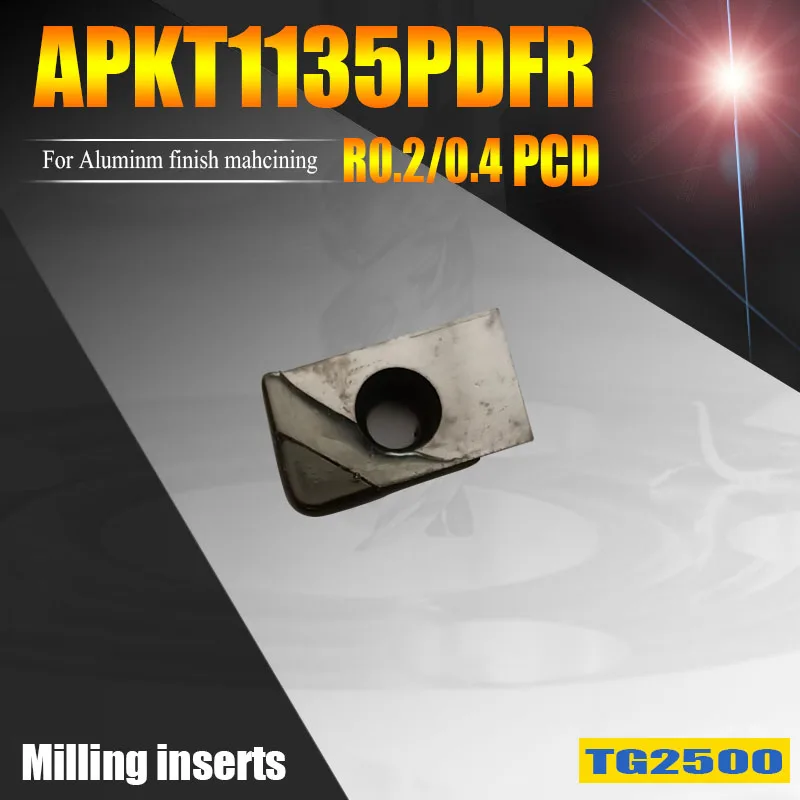 CNC BAP300R Face mill cutter carbide inserts APKT 1135 diamond cutter APKT1135 PCD milling inserts Aluminum,copper finishing 
CNC BAP300R Face mill cutter carbide inserts APKT 1135 diamond cutter APKT1135 PCD milling inserts Aluminum,copper finishing