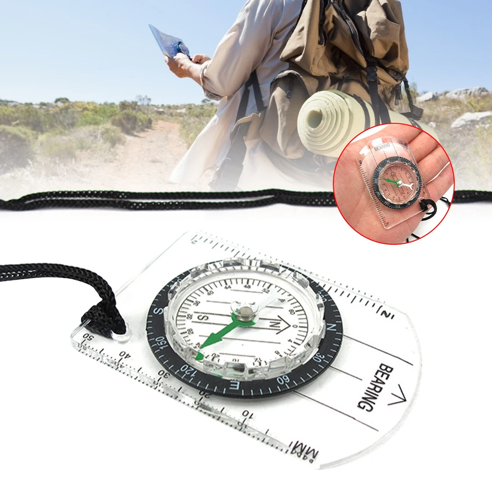 Outdoor Mini Compasss Plastic with Straight Rulers MM/INCH Hiking Compass Map Scale Ruler with Lanyard Camping Tools Support CSV
Outdoor Mini Compasss Plastic with Straight Rulers MM/INCH Hiking Compass Map Scale Ruler with Lanyard Camping Tools Support CSV