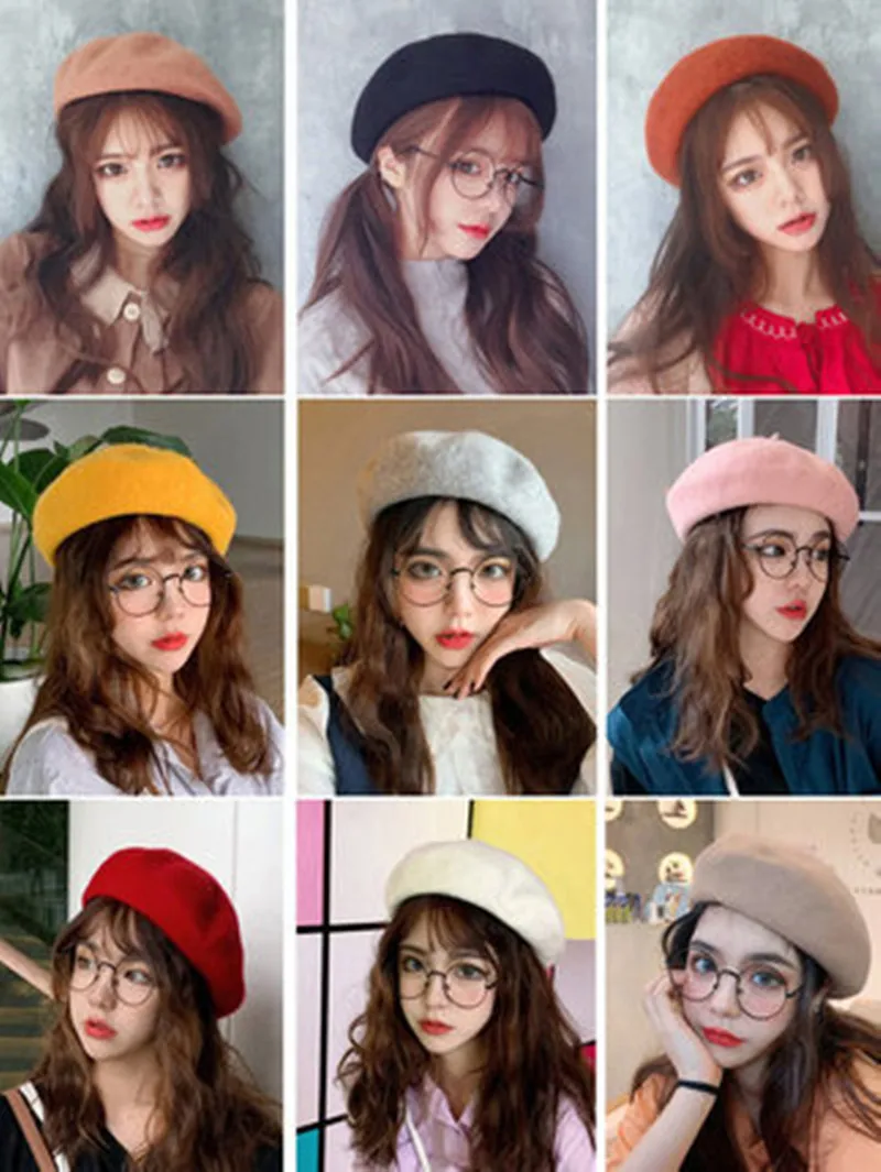 Fashion Beret Female Autumn and Winter Fashion Trend British retro bud hat Spring and Autumn
Fashion Beret Female Autumn and Winter Fashion Trend British retro bud hat Spring and Autumn