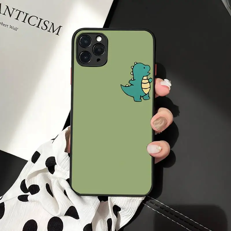 Phone Case For iPhone 12 11 Mini Pro XR XS Max 7 8 Plus X Cute Dinosaur Matte transparent cover
Phone Case For iPhone 12 11 Mini Pro XR XS Max 7 8 Plus X Cute Dinosaur Matte transparent cover