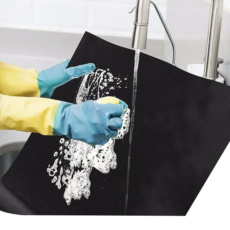 33x40cm Reusable Non-stick BBQ Grill Mat 0.08mm Thick PTFE Barbecue Baking Liners Cook Pad Microwave Oven Tool
33x40cm Reusable Non-stick BBQ Grill Mat 0.08mm Thick PTFE Barbecue Baking Liners Cook Pad Microwave Oven Tool