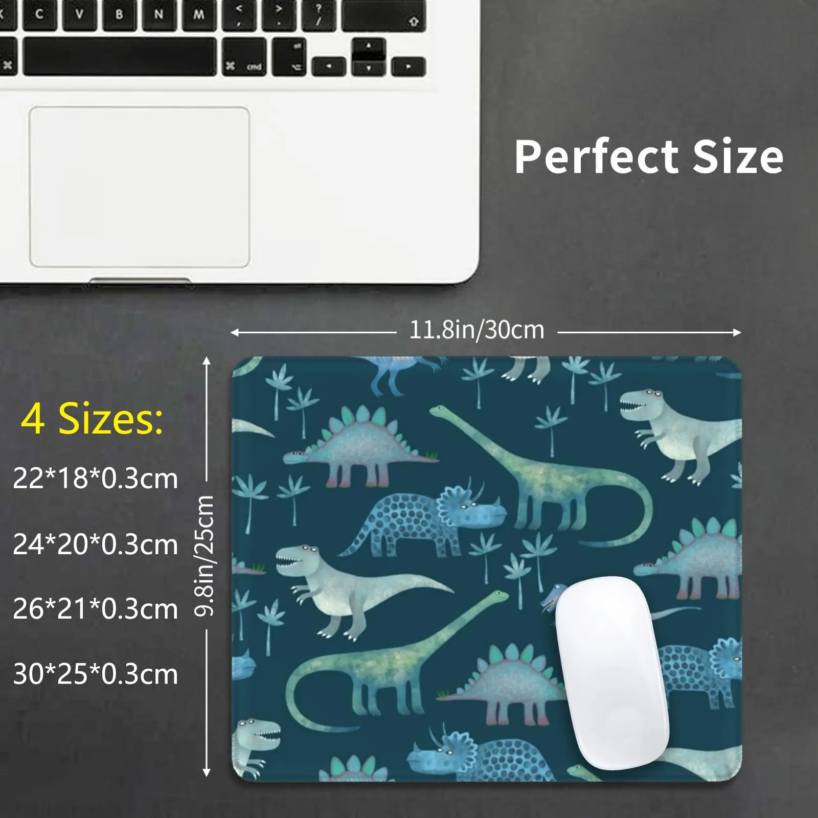 Темный коврик для мыши с динозаврами, рисунок «сделай сам», милый, дружелюбный, забавный, причудливый
Темный коврик для мыши с динозаврами, рисунок «сделай сам», милый, дружелюбный, забавный, причудливый