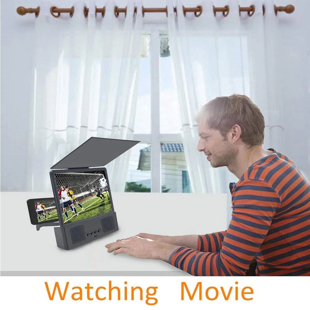 8In Screen Magnifier 3D Smart Phone Movies Amplifier with Bluetooth Speaker for All Smart Phone
8In Screen Magnifier 3D Smart Phone Movies Amplifier with Bluetooth Speaker for All Smart Phone