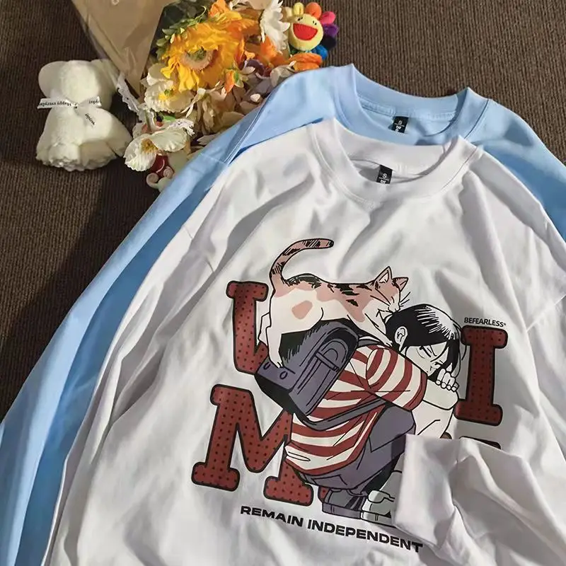 Japanese Kawaii Vintage Cat and Juvenile Printed Oversized Hoodie Streetwear Sweatshirt Women Couple Clothes Thin Autumn Tops
Japanese Kawaii Vintage Cat and Juvenile Printed Oversized Hoodie Streetwear Sweatshirt Women Couple Clothes Thin Autumn Tops