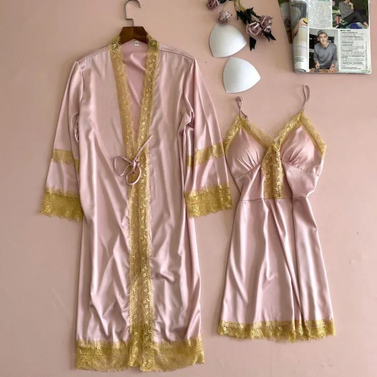 Intimate Lingerie Sexy Lace Sleepwear Sleep Set Women Casual Summer NEW Blue Nightwear Satin Home Clothing Novelty Bathrobe Gown
Intimate Lingerie Sexy Lace Sleepwear Sleep Set Women Casual Summer NEW Blue Nightwear Satin Home Clothing Novelty Bathrobe Gown