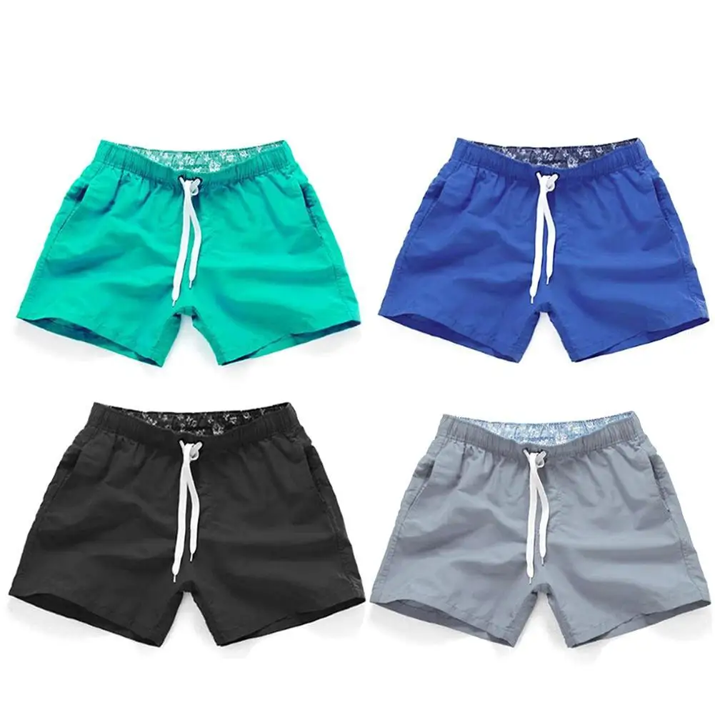Solid Color Summer Beach Pants Men Drawstring Quick Dry Swimwear Boxers Shorts 
Solid Color Summer Beach Pants Men Drawstring Quick Dry Swimwear Boxers Shorts