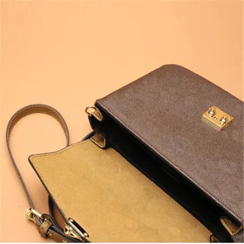 

40780AAA High Quality Postman's Bag Single Shoulder Envelope Slant Cross Package Women's Famous Brand Master Design Classic Wome