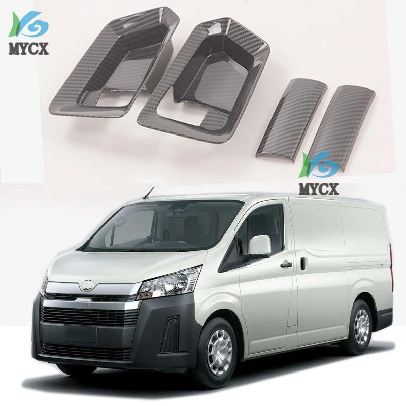 Car Door Handle Trims Carbon Fiber Cover Car Accessory Fit for Toyota HiAce 2019 2020 Car Accessories
Car Door Handle Trims Carbon Fiber Cover Car Accessory Fit for Toyota HiAce 2019 2020 Car Accessories