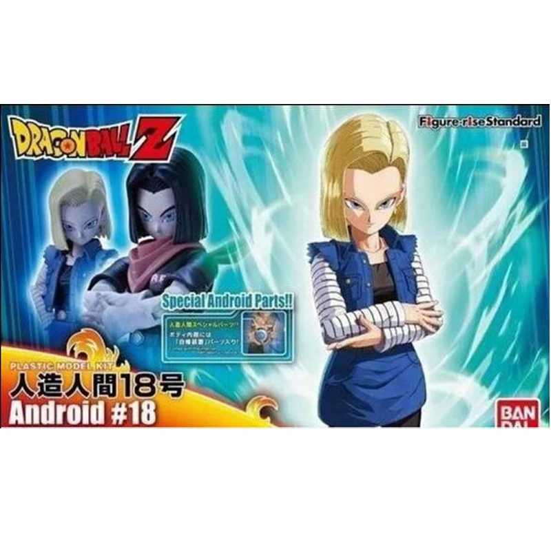 15.5cm Bandai Original Edition Metal Color Dragon Ball Android 18 Anime Figures Assembling Model Toy ABS Semi-finished Product
15.5cm Bandai Original Edition Metal Color Dragon Ball Android 18 Anime Figures Assembling Model Toy ABS Semi-finished Product