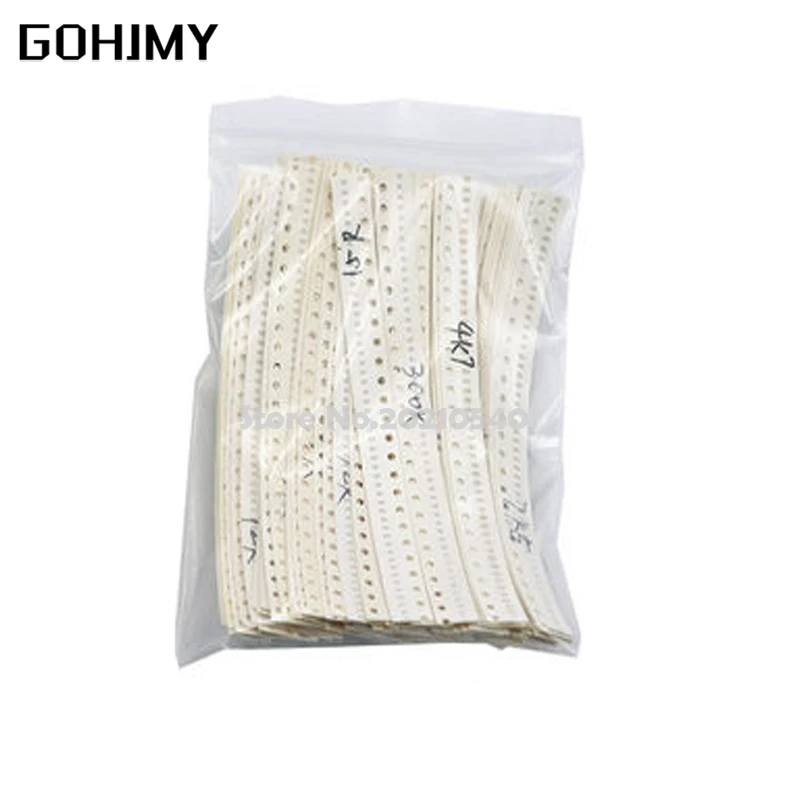 4000PCS 0402 SMD Resistor Kit Assorted Kit 10ohm-1M ohm 5% 80valuesX 50PCS=4000PCS Sample Kit
4000PCS 0402 SMD Resistor Kit Assorted Kit 10ohm-1M ohm 5% 80valuesX 50PCS=4000PCS Sample Kit