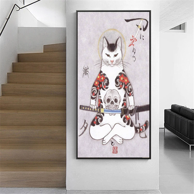 Retro Japanese Style Mural Canvas Painting Animal CAT Posters Wall Art Picture Home Decoration Room Vintage Home Decor
Retro Japanese Style Mural Canvas Painting Animal CAT Posters Wall Art Picture Home Decoration Room Vintage Home Decor