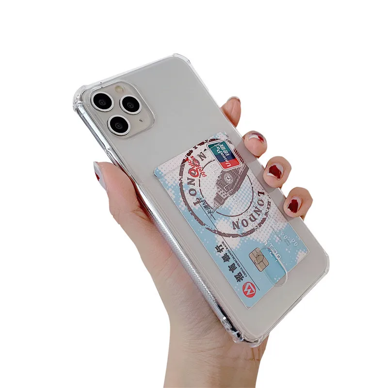 Блестящий Прозрачный чехол для телефона с сердечком Apple iPhone 11 Pro Max прозрачный