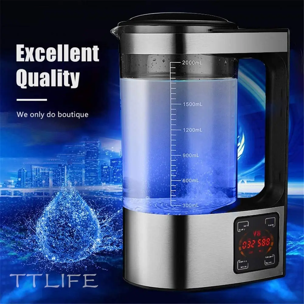 Hydrogen Water Generator 2L Large-Capacity Hydrogen-Rich Water Bottle Portable Water Ion Generator Hydrogen Water SH10
Hydrogen Water Generator 2L Large-Capacity Hydrogen-Rich Water Bottle Portable Water Ion Generator Hydrogen Water SH10