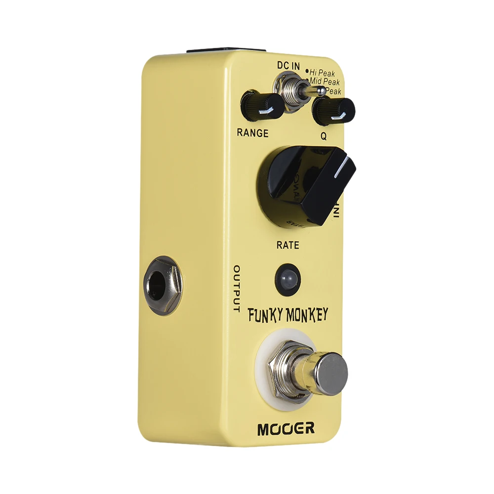 guitar accessories MOOER FUNKY MONKEY Auto Wah Guitar Effect Pedal 3 Peak Modes True Bypass Full Metal Shell
guitar accessories MOOER FUNKY MONKEY Auto Wah Guitar Effect Pedal 3 Peak Modes True Bypass Full Metal Shell