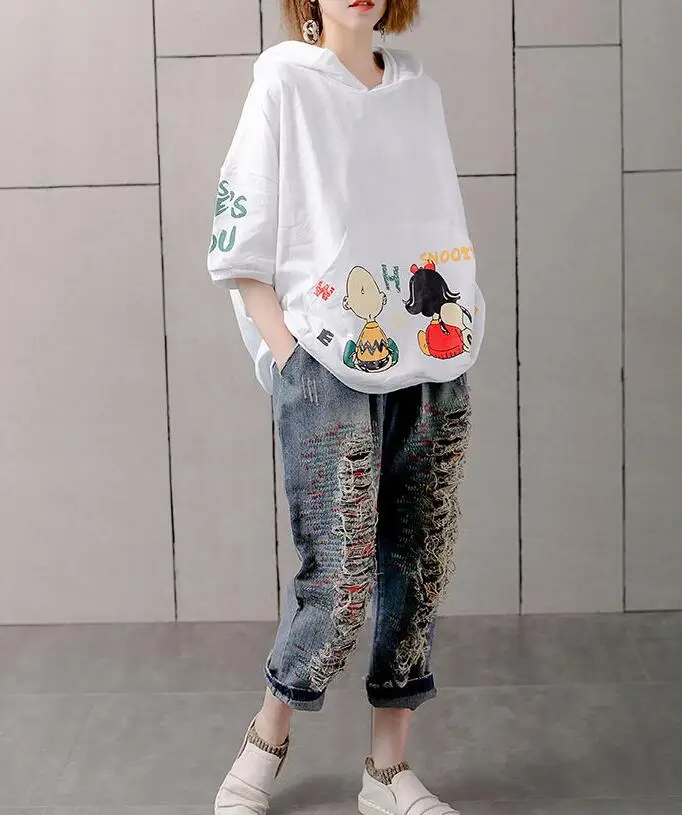 95% хлопковая Футболка Femme летние топы для девочек в Корейском стиле, модная обувь для женщин, короткий рукав, свободная футболка, футболка с п...
95% хлопковая Футболка Femme летние топы для девочек в Корейском стиле, модная обувь для женщин, короткий рукав, свободная футболка, футболка с п...