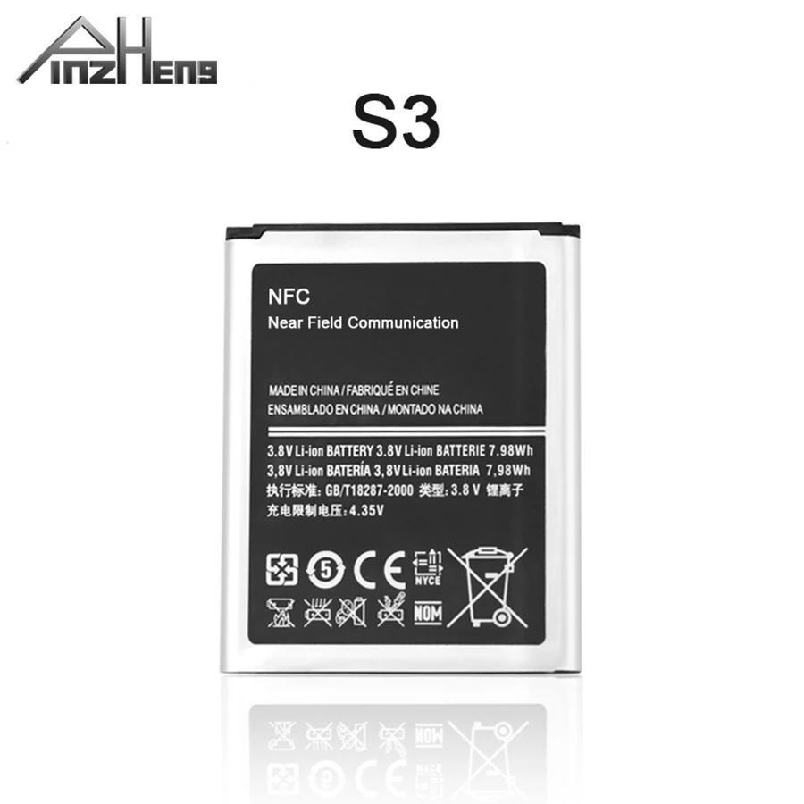 Оригинальный аккумулятор PINZHENG для мобильных телефонов Samsung Galaxy S3 I9300 I9305 I9308 NFC