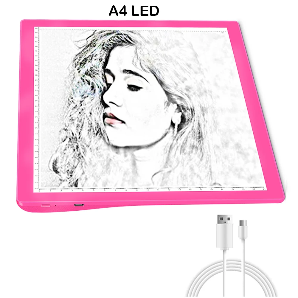 A4 LED light drawing board Battery type Support charging function Digital drawing Embroidery diamond painting tool accessories
A4 LED light drawing board Battery type Support charging function Digital drawing Embroidery diamond painting tool accessories