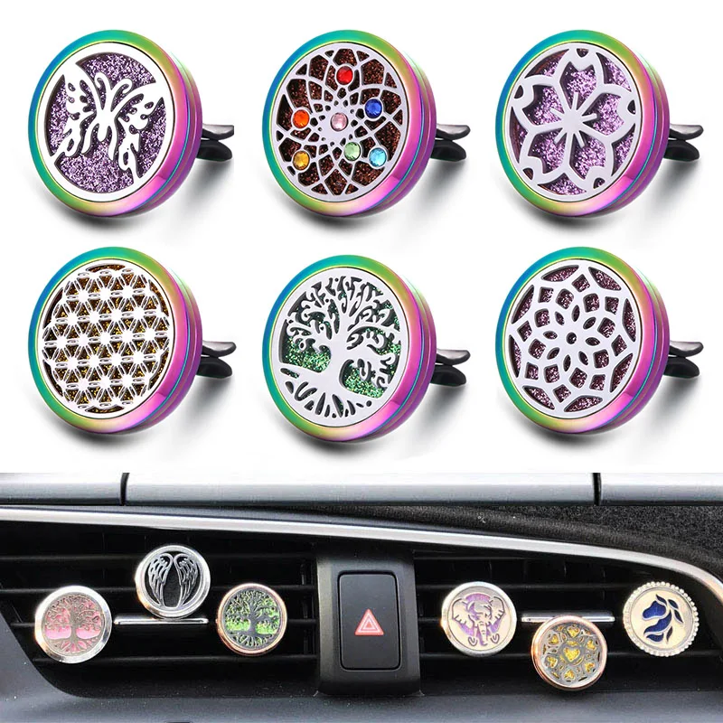 

2022 Fashion Removable Aromatherapy Filling Car Clip Car Perfume Diffuser Necklace Essential Oil Diffuser Pendant Locket Jewelry