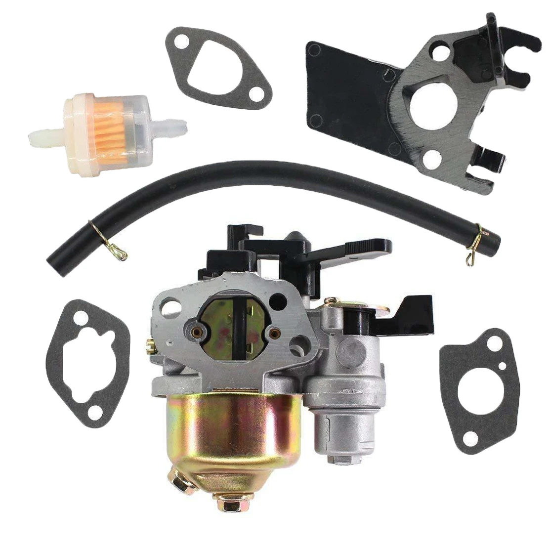For Honda GX120 Carburetor kit Fuel Filter Fuel line Engine Lawn Mower Tools
For Honda GX120 Carburetor kit Fuel Filter Fuel line Engine Lawn Mower Tools
