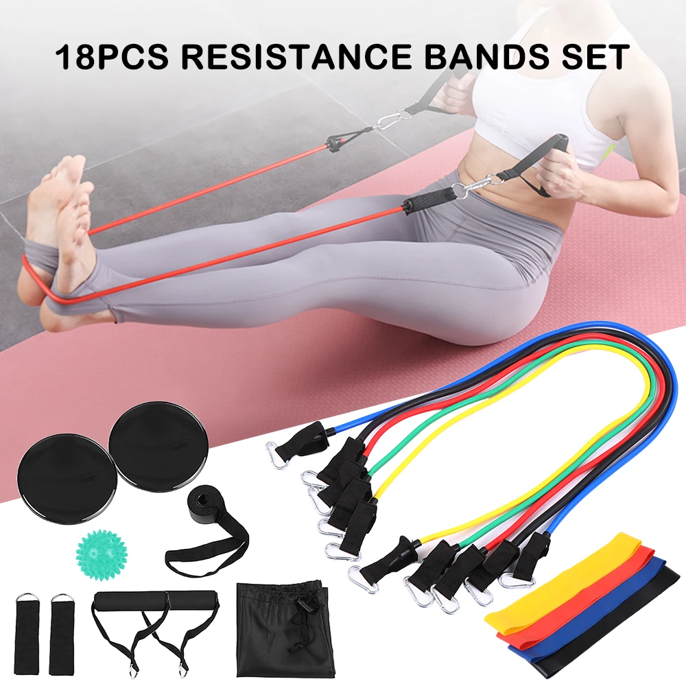 TOMSHOO Resistance Bands Set 17Pcs Fitness Rubber Band Yoga Gym Exercise Elastic Band Door Anchor Ankle Straps Set with Bag
TOMSHOO Resistance Bands Set 17Pcs Fitness Rubber Band Yoga Gym Exercise Elastic Band Door Anchor Ankle Straps Set with Bag