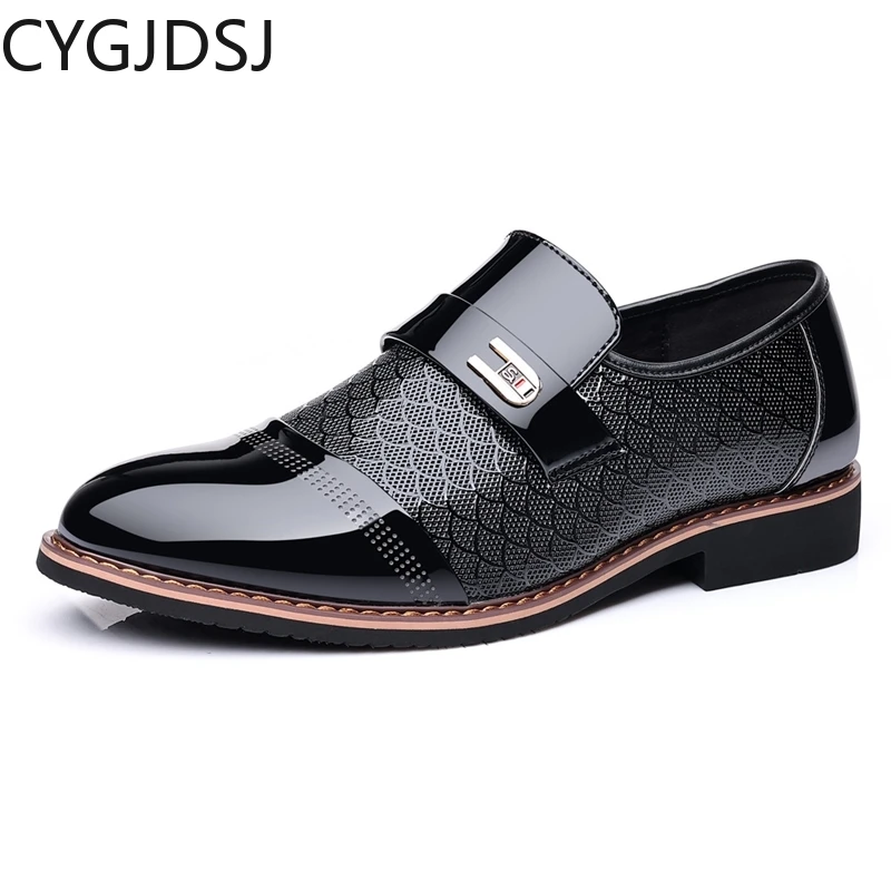 

Patent Leather Casual Shoes Italiano Loafers Men Business Suit Oxford Shoes for Men Slip on Shoes Men Wedding Dress Coiffeur