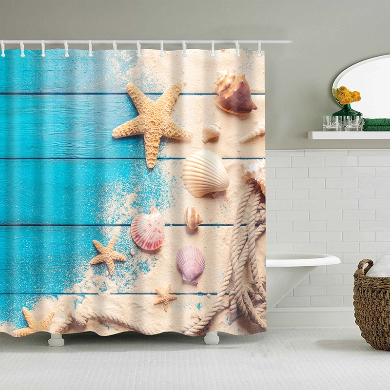 starfish shower curtain beach sea bathroom curtain shower waterproof bath curtain
starfish shower curtain beach sea bathroom curtain shower waterproof bath curtain