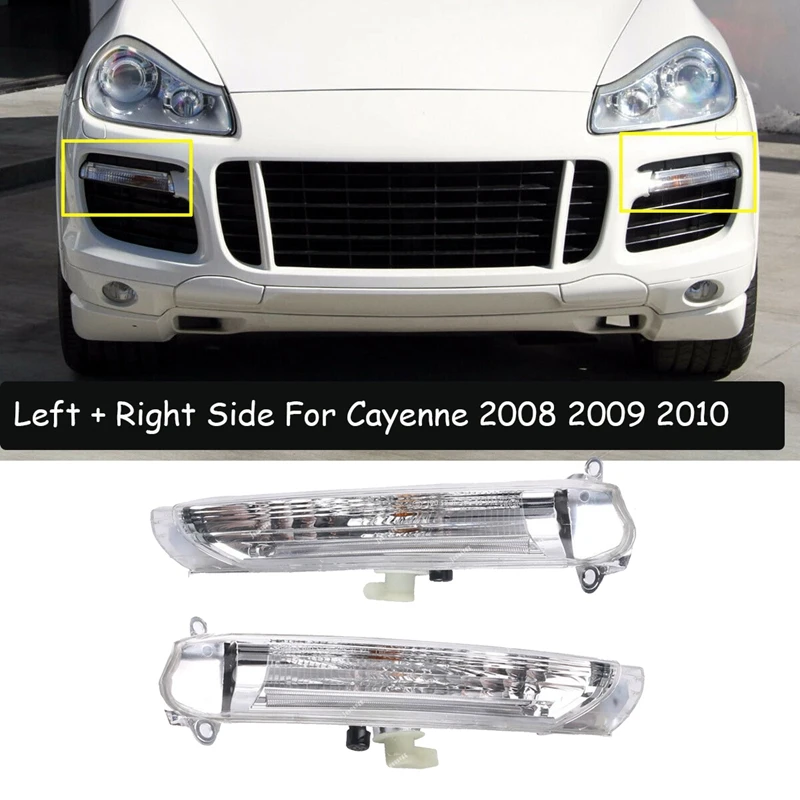 Car Front Daytime Running Light DRL Fog Light with Turn Signal Indicator Lamp For-Porsche Cayenne 2008-2010
Car Front Daytime Running Light DRL Fog Light with Turn Signal Indicator Lamp For-Porsche Cayenne 2008-2010