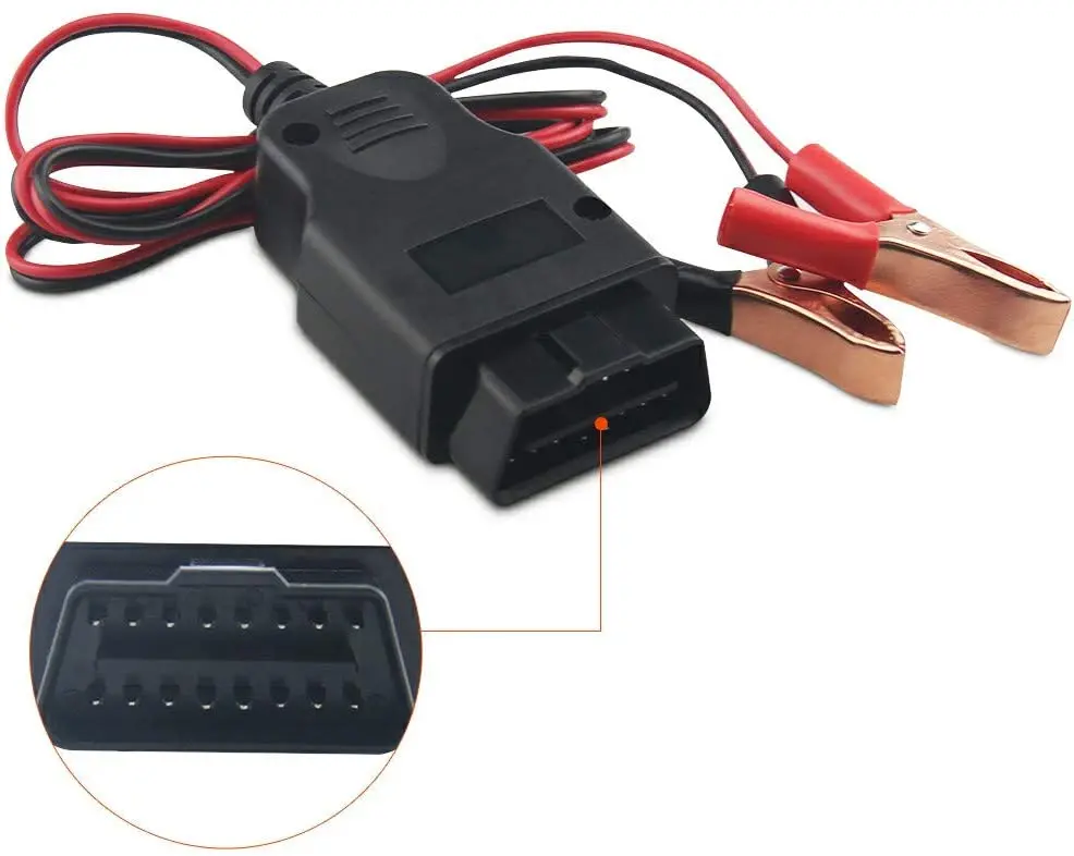 Automotive Battery Replacement Tool for 12V Cars Memory Saver Connector OBD2 Car Diagnostic Cable
Automotive Battery Replacement Tool for 12V Cars Memory Saver Connector OBD2 Car Diagnostic Cable
