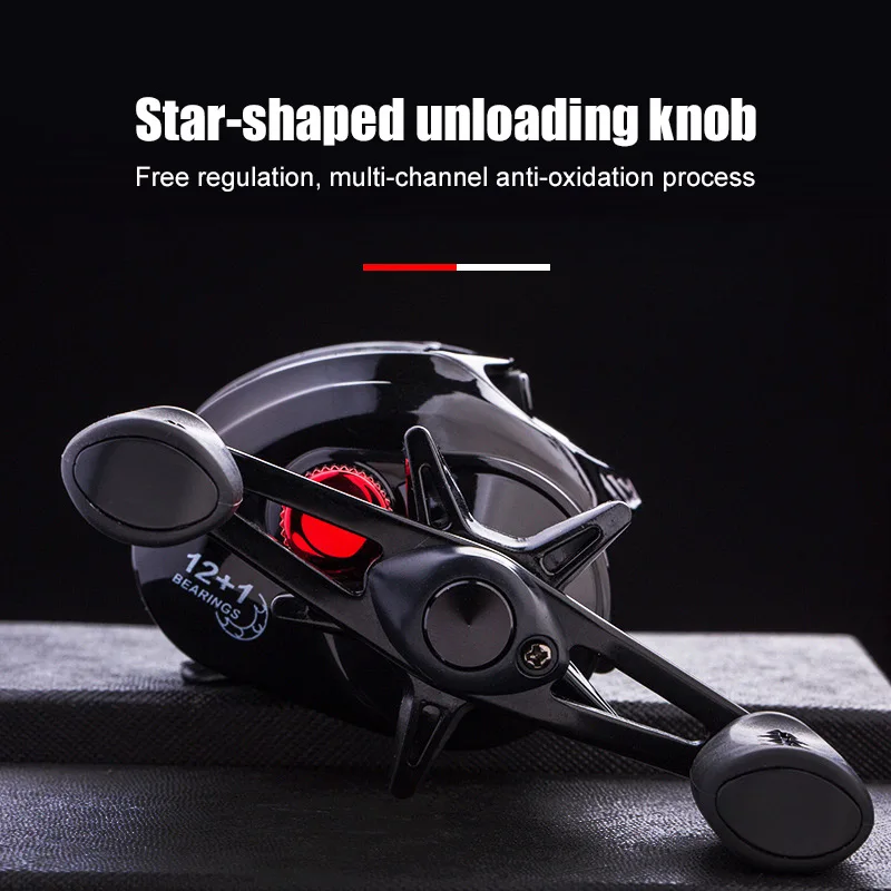 Newly Lure Fishing Reel Strong Bearing Metal Wear Resistant Low Profile Baitcasting Reel
Newly Lure Fishing Reel Strong Bearing Metal Wear Resistant Low Profile Baitcasting Reel