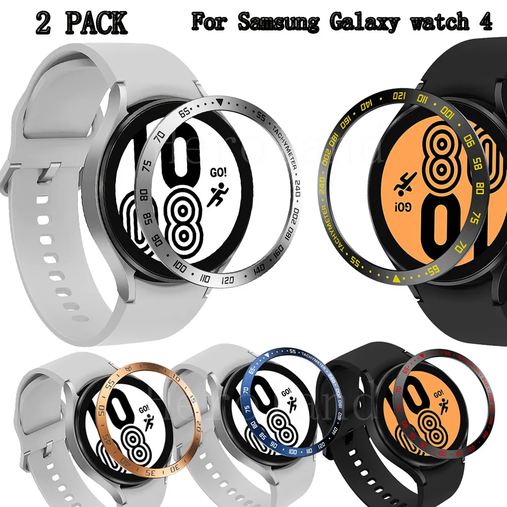 2pcs/lot Bezel Ring Metal Cover For Samsung Galaxy watch 4 44mm 40mm SmartWatch Case Frame Steel Protector Case Shell Accessorie
2pcs/lot Bezel Ring Metal Cover For Samsung Galaxy watch 4 44mm 40mm SmartWatch Case Frame Steel Protector Case Shell Accessorie