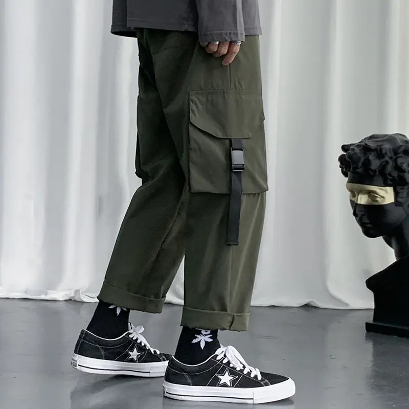 Harem Pants Men's Solid Straight Leggings Cargo Pants Multiple Pockets Casual Loose Sports Hip-hop Trousers Male Four Seasons
Harem Pants Men's Solid Straight Leggings Cargo Pants Multiple Pockets Casual Loose Sports Hip-hop Trousers Male Four Seasons