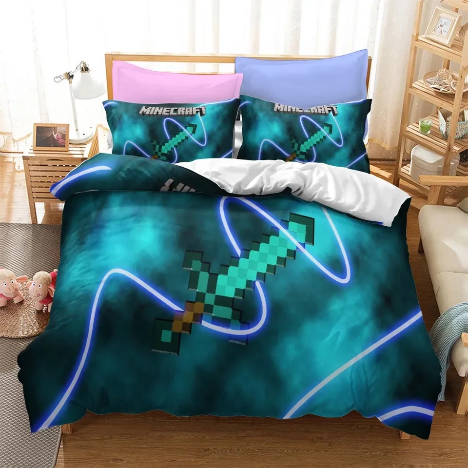 Indecor My Game World Diamond Steve Duvet Case Pillowcase Bedding Set Single Twin Full Size for Kids Adults Bedroom Decor
Indecor My Game World Diamond Steve Duvet Case Pillowcase Bedding Set Single Twin Full Size for Kids Adults Bedroom Decor