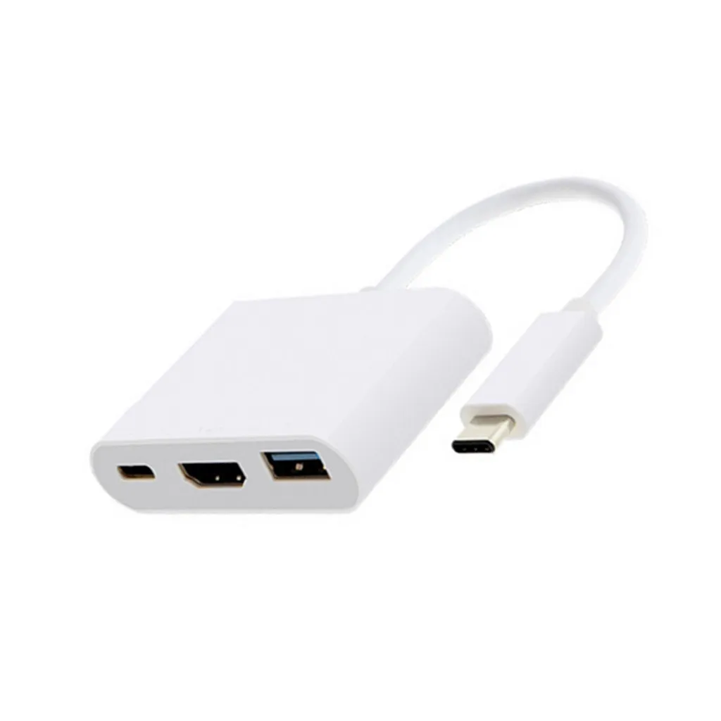 CC-C New Usb Type-c Hub Adapter 3-in-1 Usb C Hub To Hdmi-compatible Usb3.0 Female Adapter Digital Av Multiport Adapter
CC-C New Usb Type-c Hub Adapter 3-in-1 Usb C Hub To Hdmi-compatible Usb3.0 Female Adapter Digital Av Multiport Adapter