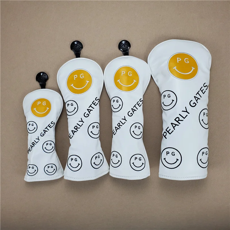 Pg Smilling Face Golf Woods Headcovers Golf Covers for Driver Fairway Woods Hybrid 135ut Clubs Set Heads Pu Leather Unisex
Pg Smilling Face Golf Woods Headcovers Golf Covers for Driver Fairway Woods Hybrid 135ut Clubs Set Heads Pu Leather Unisex