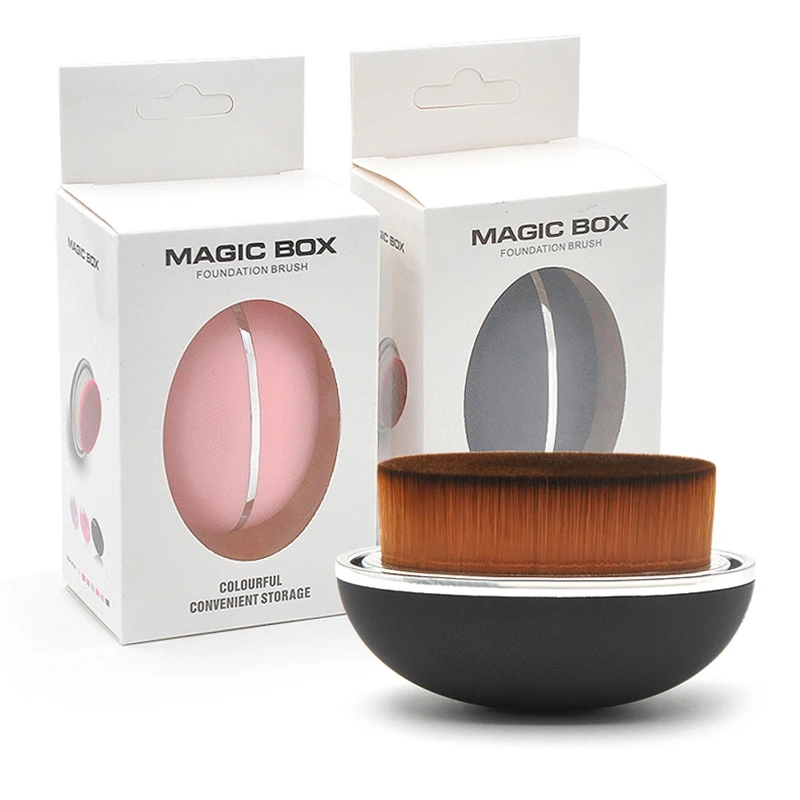 Single magic egg-shaped foundation makeup brush plastic handle with lid foundation brush carton packaging beauty makeup tools
Single magic egg-shaped foundation makeup brush plastic handle with lid foundation brush carton packaging beauty makeup tools
